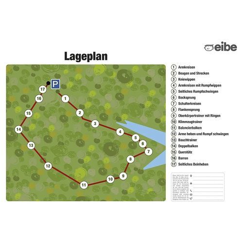 Support d'information sur pied - 55211906300  - eibe Produktion + Vertrieb GmbH & Co KG - d'extérieur / pour aire de jeux / en bois