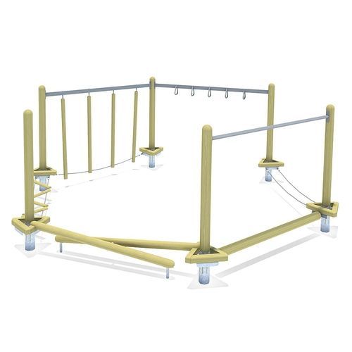 Parcour d'obstacles pour fitness - COMBINATION 05 - eibe Produktion + Vertrieb GmbH & Co KG - de slalom / zig zag / d'extérieur