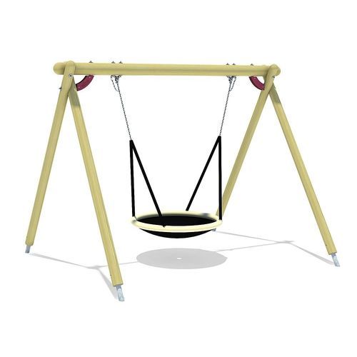 Balançoire en bois - FALCON  - eibe Produktion + Vertrieb GmbH & Co KG - pour parc de jeux / nid d'oiseau / simple