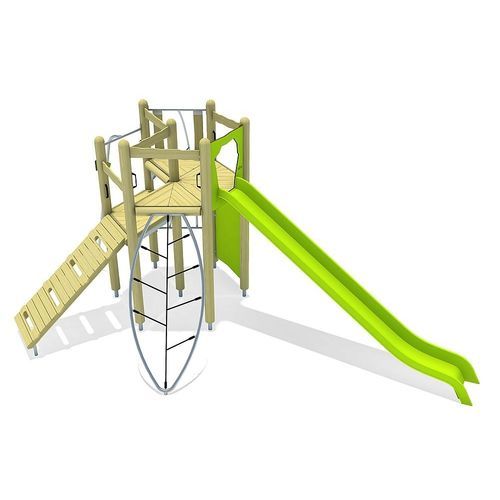 Structure de jeu pour aire de jeux - LYCON 1  - eibe Produktion + Vertrieb GmbH & Co KG - en métal / en bois / modulaire