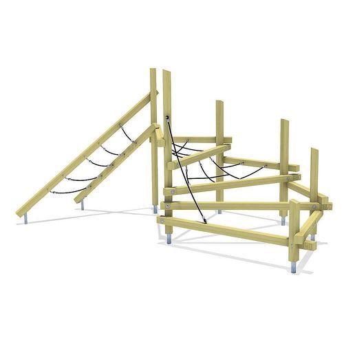 Grimpeur en bois - ANTOFALLA - eibe Produktion + Vertrieb GmbH & Co KG - pour aire de jeux / pour école / en corde