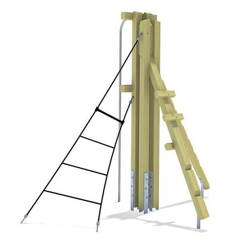 Grimpeur pour aire de jeux - HOLTANNA - eibe Produktion + Vertrieb GmbH & Co KG - en bois / en corde