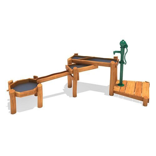 Jeu d'eau pour aire de jeux - THEDA - eibe Produktion + Vertrieb GmbH & Co KG - en acier inoxydable / en bois