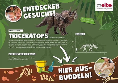Plaque signalétique au sol - TRICERATOPS - eibe Produktion + Vertrieb GmbH & Co KG - fixe / en acier galvanisé / en composite