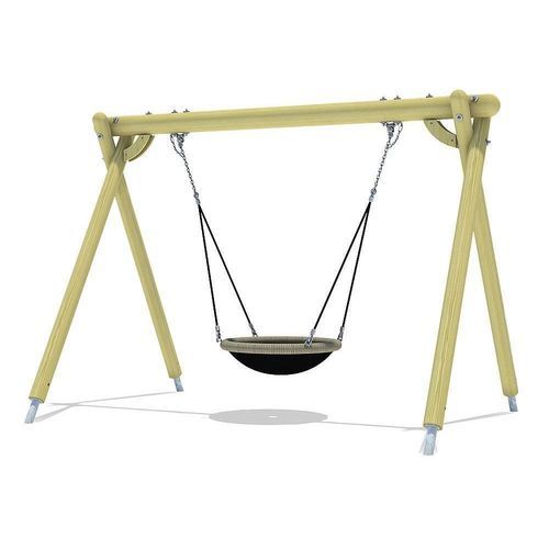 Balançoire en bois - TODDLER FALCON - eibe Produktion + Vertrieb GmbH & Co KG - en acier inoxydable / pour parc de jeux / nid d'oiseau