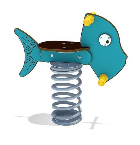 Jeu à ressort en acier galvanisé - FISH - eibe Produktion + Vertrieb GmbH & Co KG - en HPL / animal / monoplace