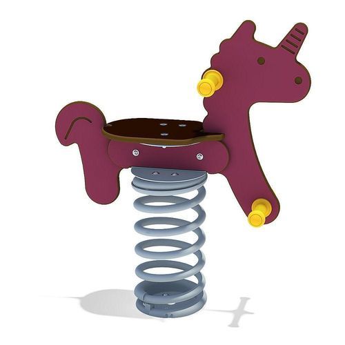 Jeu à ressort en acier galvanisé - Unicorn - eibe Produktion + Vertrieb GmbH & Co KG - en acier / en HPL / animal