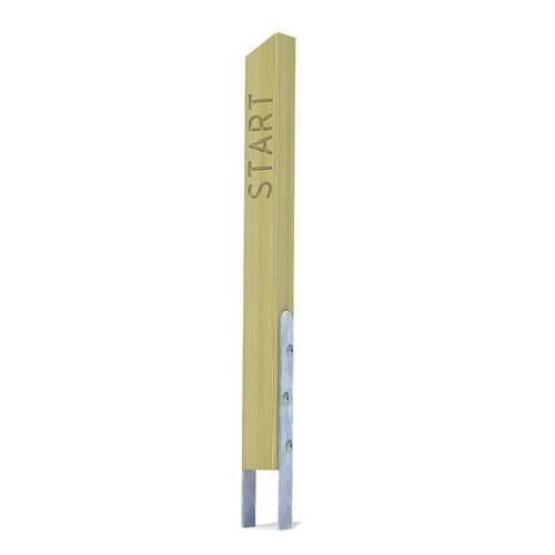 Borne pour aire de jeux - KING PEAK "START - eibe Produktion + Vertrieb GmbH & Co KG - de protection / en bois / en acier galvanisé