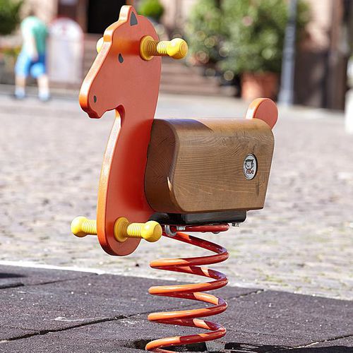 Jeu à ressort en acier - PONY  - eibe Produktion + Vertrieb GmbH & Co KG - en bois / en bois massif / animal