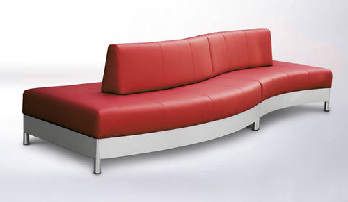 Canapé contemporain - QUADRO - botton & gardiner urban furniture - en cuir / dos à dos / rouge