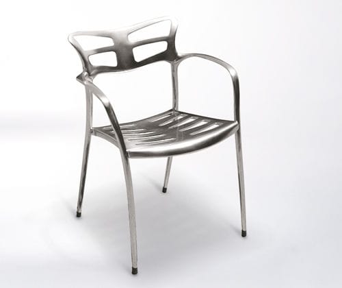 Chaise de restaurant contemporaine - LICEO - botton & gardiner urban furniture - d'extérieur / d'intérieur / en fonte d'aluminium