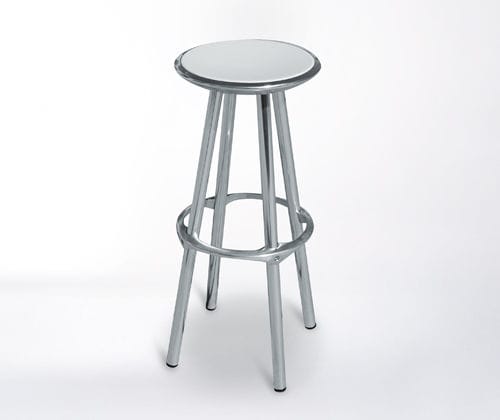 Tabouret de bar contemporain - APOLO - botton & gardiner urban furniture - en polypropylène / avec piètement en aluminium / avec repose-pieds