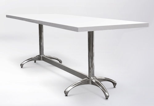 Pied de table en acier inoxydable - STELLA 33 - botton & gardiner urban furniture - contemporain / double / pour restaurant