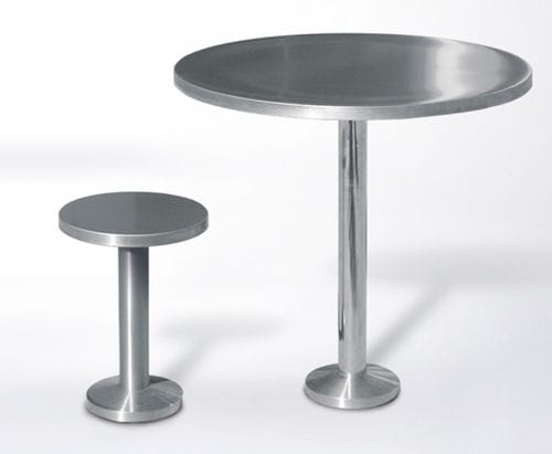 Pied de table en acier inoxydable - FIXED - botton & gardiner urban furniture - contemporain / professionnel