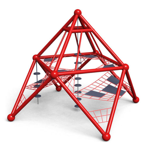 Grimpeur pour aire de jeux - METEOR W/ PLANAR  - DYNAMO INDUSTRIES - avec trampoline