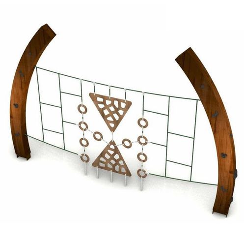 Filet d'escalade pour aire de jeux - CROSS WBR    - DYNAMO INDUSTRIES - d'extérieur