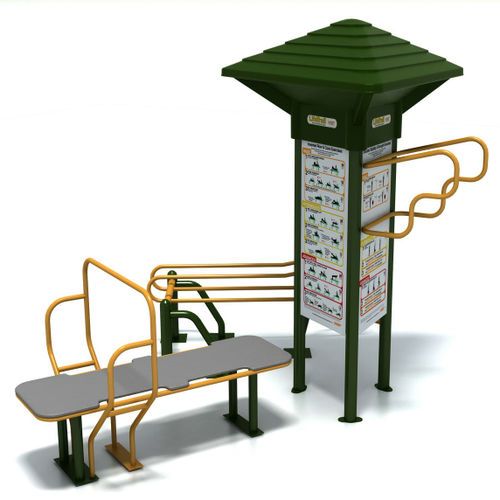 Appareil de fitness pour personnes agées - LIFETRAIL® : STATION 4 - PLAYWORLD