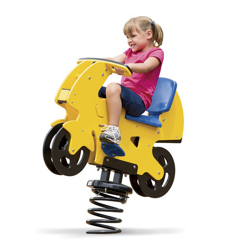 Jeu à ressort en acier - SIDEWINDER CYCLE - PLAYWORLD - en plastique / transport / monoplace