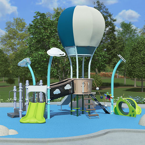 Structure de jeu pour aire de jeux - Breeze™ - Design 6498 - LANDSCAPE STRUCTURES - en métal / modulaire