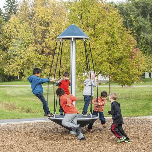 Jeu tournant enfant - TopsyTurny&reg; - Design 6159 - LANDSCAPE STRUCTURES - pour aire de jeux
