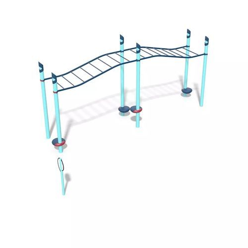 Échelle pour aire de jeux pour espace public - FitCore&trade; Extreme Angled Overhead Ladder - Design 6197 - LANDSCAPE STRUCTURES - en acier