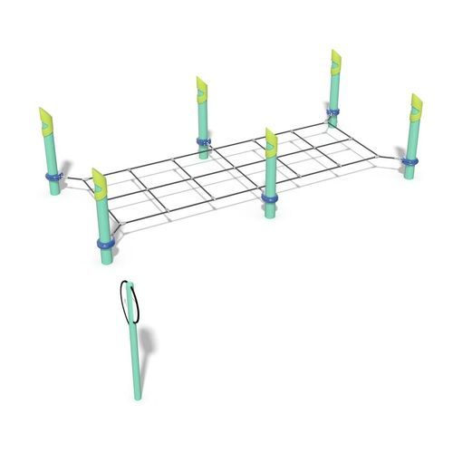 Parcour d'obstacles pour aire de jeux - FitCore&trade; Extreme High Step - Design 6198 - LANDSCAPE STRUCTURES - d'extérieur