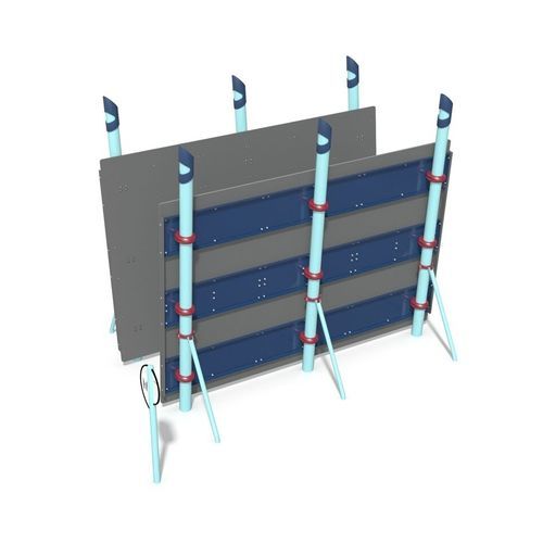 Aire de fitness en plein air professionnelle - FitCore&trade; Extreme Spiderwalk - Design 6190 - LANDSCAPE STRUCTURES - d'extérieur