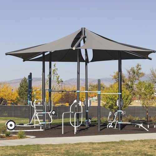 Multi-station d'entraînement - HealthBeat Circuit™ - Design 6512 - LANDSCAPE STRUCTURES