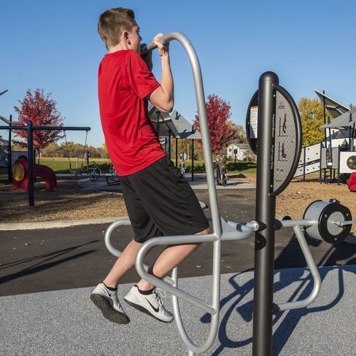 Barre de traction en acier - HealthBeat&reg; - Design 4243 - LANDSCAPE STRUCTURES - d'extérieur / pour parcours de santé / pour aire de jeux