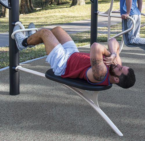 Appareil de fitness pour abdominaux - HealthBeat® Ab Crunch/Leg Lift - Design 2274 - LANDSCAPE STRUCTURES - d'extérieur / pour espace public / professionnel