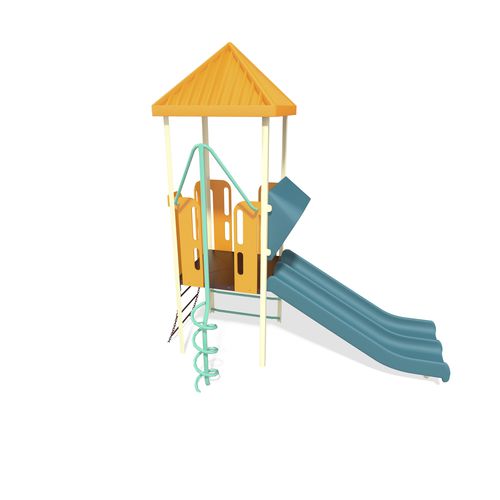 Structure de jeu pour aire de jeux - PlaySense - Design 32 - LANDSCAPE STRUCTURES - en acier à revêtement par poudre / en polyéthylène / en plastique recyclé
