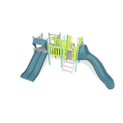 Structure de jeu pour aire de jeux - PlaySense - Design 33 - LANDSCAPE STRUCTURES - en acier à revêtement par poudre / en polyéthylène / en plastique recyclé
