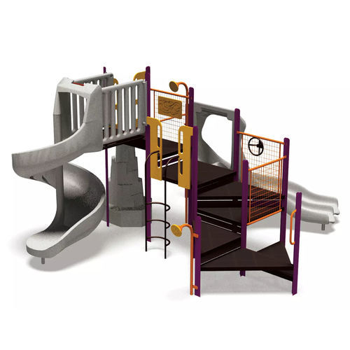 Structure de jeu pour aire de jeux - PlaySense - Design 403 - LANDSCAPE STRUCTURES - en acier à revêtement par poudre / en polyéthylène / en plastique recyclé