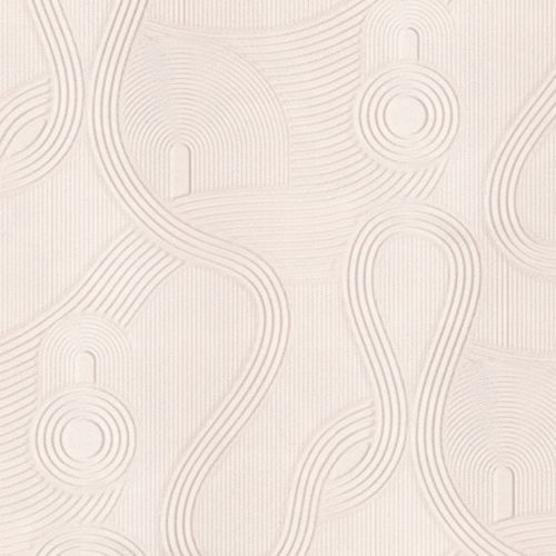 Papier peint contemporain - ZEN  - Devon&Devon - à motif / aspect tissu / blanc
