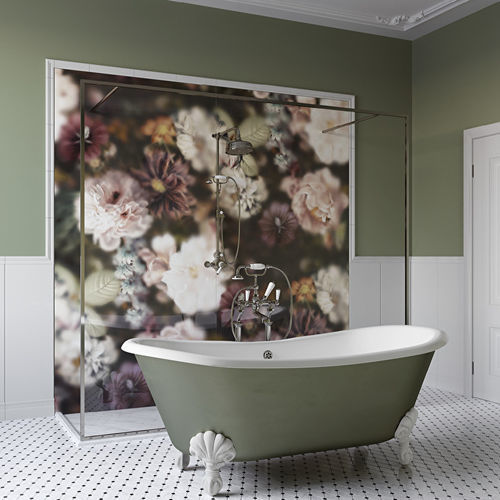 Panneau décoratif. en céramique - BLOSSOM DARK A - Devon&Devon - pour agencement intérieur / lisse / ignifuge