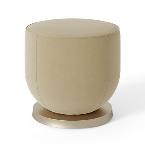 Pouf contemporain - DAHLIA  - Devon&Devon - en velours / rond / pivotant