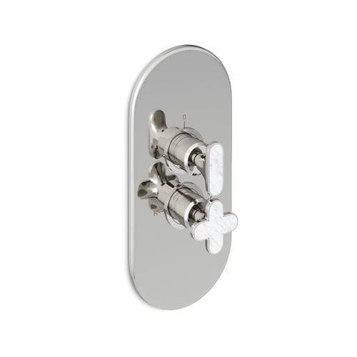 Mitigeur de douche - TWY949BMCA3WE - Devon&Devon - mural / thermostatique / en laiton
