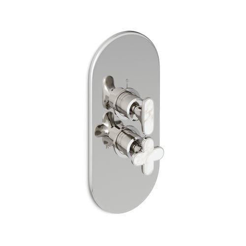 Mitigeur de douche - TWY949BCLO3WE - Devon&Devon - mural / thermostatique / en laiton