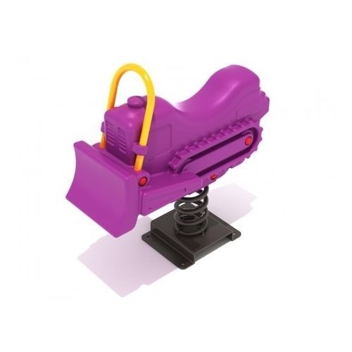 Jeu à ressort en plastique - BENNY BULLDOZER FUN BOUNCE - progressive design playgrounds - transport / monoplace