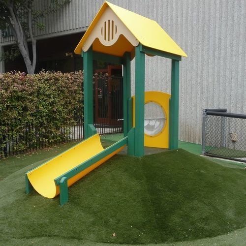Toboggan droit - progressive design playgrounds - tournant / pour aire de jeux / tubulaire