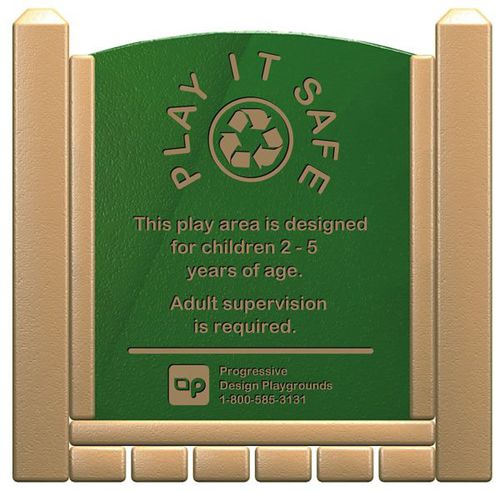 Signalétique de sécurité d'extérieur - STANDARD  - progressive design playgrounds