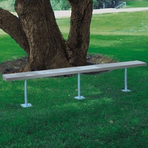 Banc de touche pour 8 personnes - PLAYERS - progressive design playgrounds - pour 4 personnes / en métal / fixe