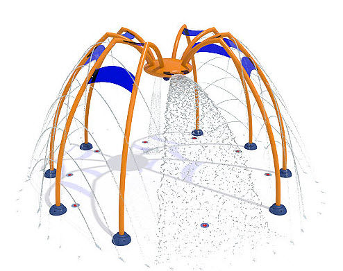 Structure de jeu pour parc aquatique - VOR 7653 - Vortex Aquatic Structures International - en acier inoxydable