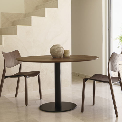 Table contemporaine - ZERO - STUA - en bois / en contreplaqué / en verre