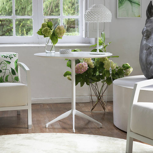 Table contemporaine - MAREA - STUA - en noyer / aluminium / en HPL
