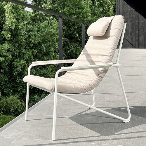 Fauteuil contemporain - CALMA - STUA - en tissu acrylique / en tissu synthétique / en acier inoxydable