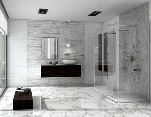 Carrelage d'intérieur - FIRENZE - TAU Cerámica - de salle de bain / au sol / en grès cérame