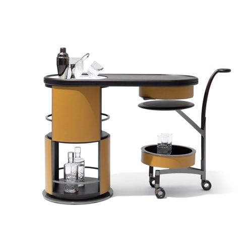 Meuble minibar contemporain - HOST - GIORGETTI - en bois / en noyer / MDF