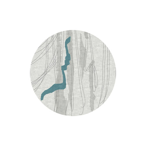 Tapis contemporain - MIRO - GIORGETTI - à motif / en soie / en bambou