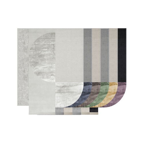 Tapis contemporain - MODULAR - GIORGETTI - à motif / en laine / en soie
